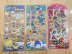 【正規品】サンリオ　クリアキャンディシール　ドロップジェリーシール　３枚セット