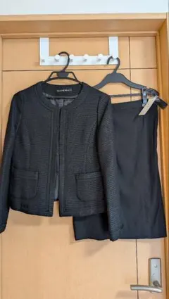 卒業式　ツイードジャケット　ストレッチスカート