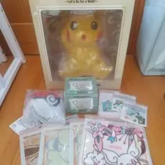 ポケモン一番くじ　ラストワン賞　ミニトレーつきピカチュウ ソフビフィギュア