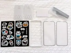 casekoo iPhone14 Pro用 ガラスフィルム 2枚 ガイド粋付