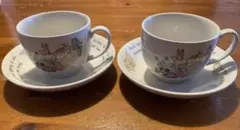 WEDGWOOD イングランド製 ピーターラビット ２客セット 新品未使用希少