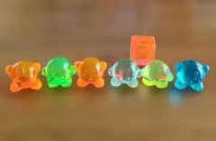 星のカービィ ゆらゆらマスコット クリスタルフィギュア 7個セット