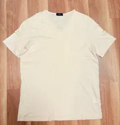 「お値下げ」Theory Vネック Tシャツ アイボリー US Lサイズのサムネイル