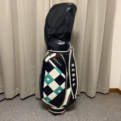 ONOFF キャディバッグ ネイビー/ホワイト/ターコイズ