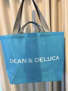 DEAN & DELUCA メッシュトートバッグ ターコイズ　Ｌサイズのサムネイル