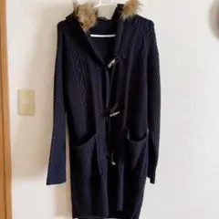 COMME CA ISM ネイビー ダッフルコート