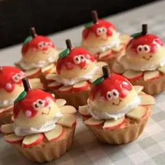 ③りんごタルト☆キーホルダー