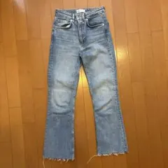 ZARA セミフレアデニム 34
