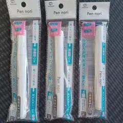 セリア　ふせんが作れるペン型のり　3本　ペンのり　シール　しーるん　ハリキュア