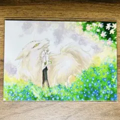 希少 夏目友人帳 原画 原作 ブロマイド 公式 夏目 斑 ニャンコ先生