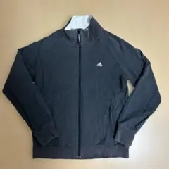 adidas 綿95%ジャージ　黒