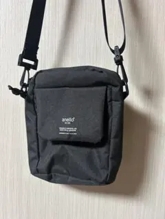anello ブラック ショルダーバッグ