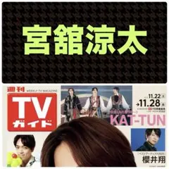 宮舘涼太 切り抜き 週刊TVガイド 11/28号