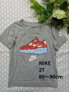 【ナイキ/NIKE】ベビー　半袖　Tシャツ　2T　80cm　90cm　グレーのサムネイル