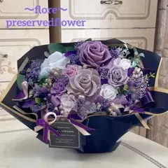 ✨白陶器ラメストーン入り✨バラミックスプリザーブドフラワー✨クリア