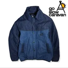 go slow caravan｜パディングデニムブルゾンゴースローキャラバン中綿