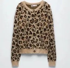 【限定値下げ中】ZARA レオパードカーディガン ヒョウ柄 M
