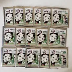 鬼滅の刃 スクエアステッカーコレクション 未開封 10点 ジャンショ