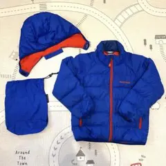 【美品✨】モンベル ネージュダウン パーカ Kid's 110 収納袋つき