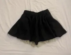 ミニスカート グレー レース