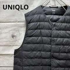 UNIQLO パフテックベスト 2way 黒 L 保存袋ありのサムネイル