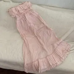 美品 ALBA ROSA アルバローザ ベア マキシワンピース ロング ピンク