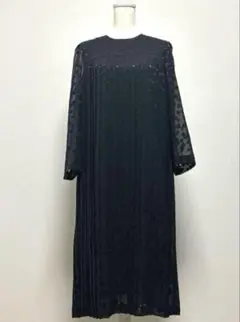 大きいサイズ　Light Preta プリーツ　ワンピース　日本製　フォーマル