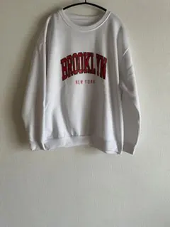 SHEEN BROOKLYN NEW YORK トレーナー ホワイト