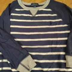 ポロラルフローレン　4T ボーダー綿セーター　100〜110センチ