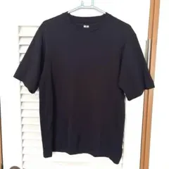 ドライEXクルーネックTシャツ UNIQLO U ブラック Tシャツ Mサイズ