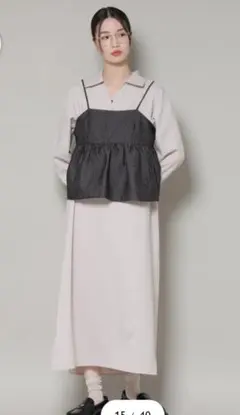 NANO universe キャミビスチェ×ワンピース アンサンブルセット