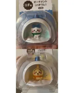 n*m様 エニマイくじ　Ｆ賞　オーナメント (ハチワレ)と（うさぎ）