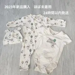H&M ディズニー プーさん　ロンパース　帽子　肌着　3点セット　Disney