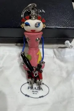 【レア・美品】PRADA プラダ ロボット キーリング キーホルダー