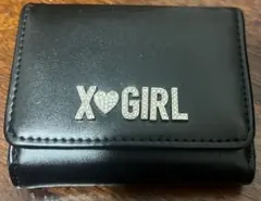 X GIRL ブラック 三つ折り財布 エックスガール 財布 キラキラ スタッズのサムネイル