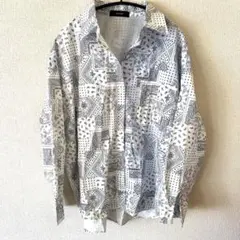 ペイズリー柄 シャツ