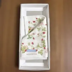 新品　WEDGWOOD ガーゼハンカチ ワイルドストロベリーのサムネイル