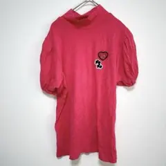 KARL LAGERFELD パフスリーブTシャツ 【S】 ピンク ハイネックのサムネイル