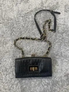 Armani Exchange クロコダイル風ショルダーバッグ