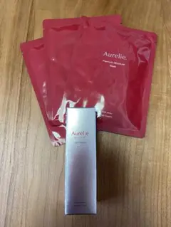 Aurelie リンクルリペアセラム プレミアムモイスチャーマスク 3枚入り