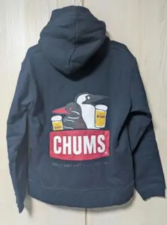 CHUMS オリオンビール コラボ パーカーレディースLサイズ　ネイビー
