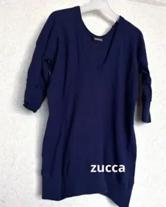 ズッカ　カットソー　チュニック　ネイビー　トップス　zuccaのサムネイル