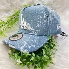 新品 NEWERA NY ニューエラ ダメージ デニム キャップ スナップバック
