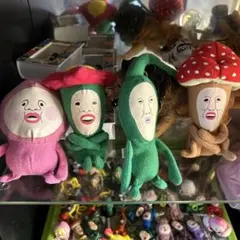 こびとづかん　ぬいぐるみ　キーホルダー4個　セット　まとめ売り