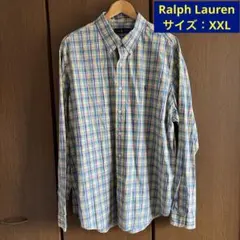Ralph Lauren チェック柄長袖シャツ サイズXXL