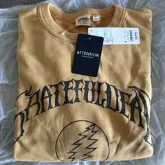 新品 タグ付 GU グレイトフル・デッド スウェット L オレンジ MUSIC