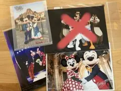 ディズニー　ミッキー　ミニー　写真3枚セット