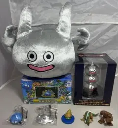 まとめ　ドラゴンクエスト　ぐらぐらソーラーフィギュア　時計　ぬいぐるみ　８点