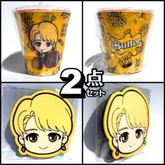 BTS メラミンカップ コースター ジミン JIMIN 2点セット 公式 廃盤