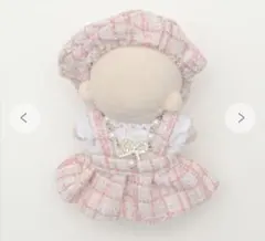 WEGO 10cm ぬい服 ツイードワンピ